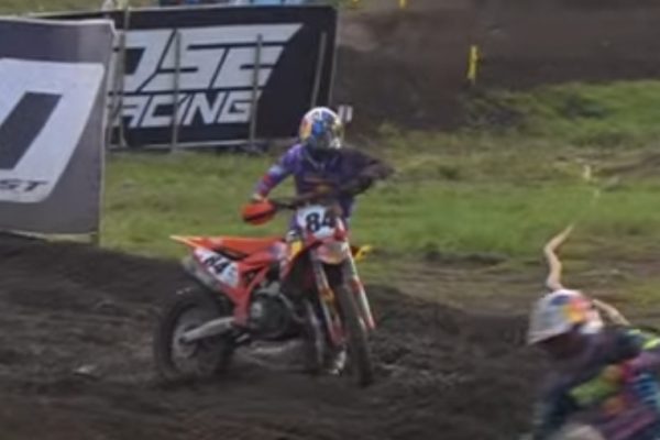 Frustrated Herlings on the crash that cost him the Indonesian win