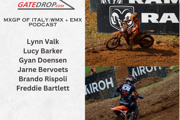 WMX + EMX Podcast: MXGP of Italy – Valk, Barker, Doensen and more